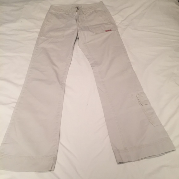 Lucky Brand light tan classic dungarees EUC - Picture 2 of 7